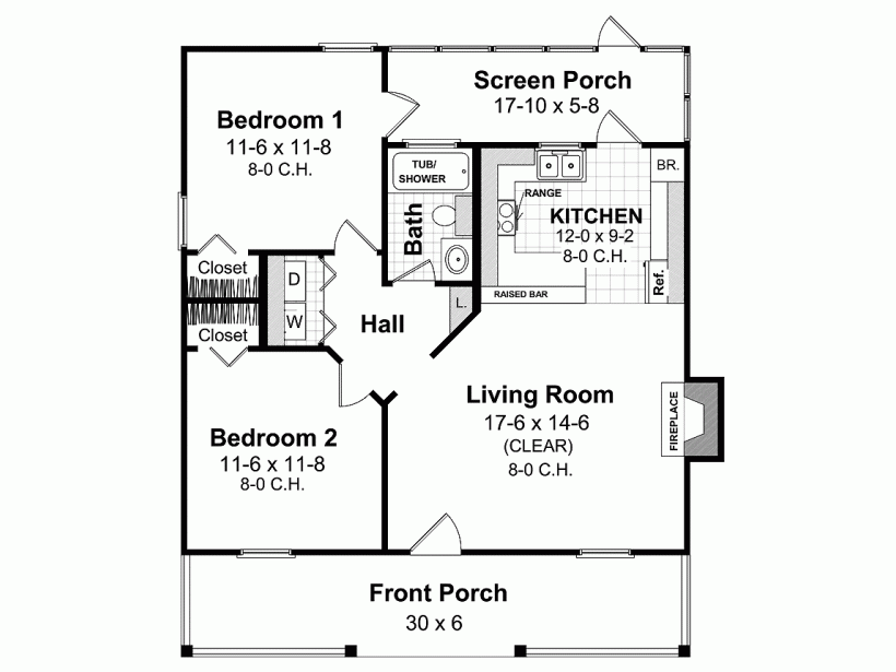 Ranch Floor Plan